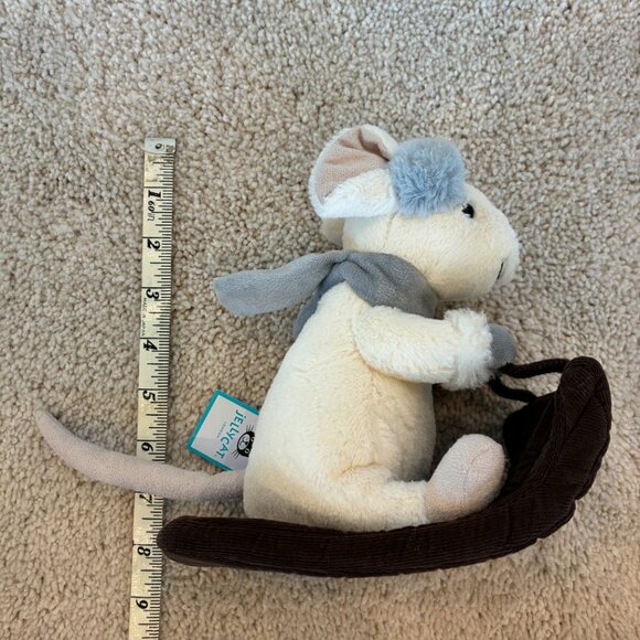 NWT Merry Mouse Sleighing Jellycat Plush Toy - Picture 10 of 11